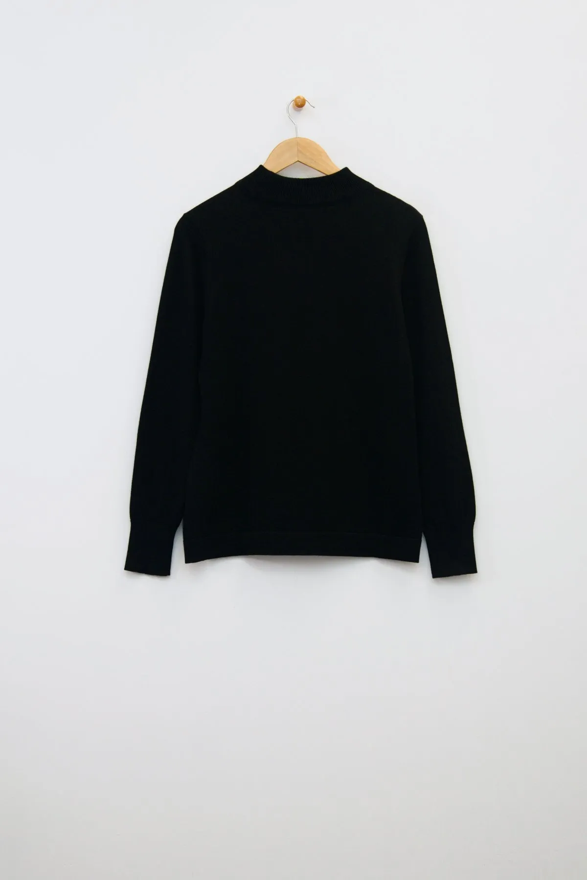 24" Long Sleeve Mock Neck Top