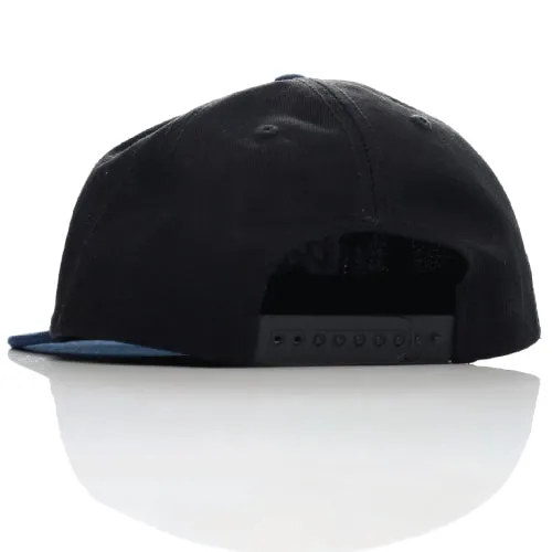 Baker Spike Snapback Hat - Black/Navy