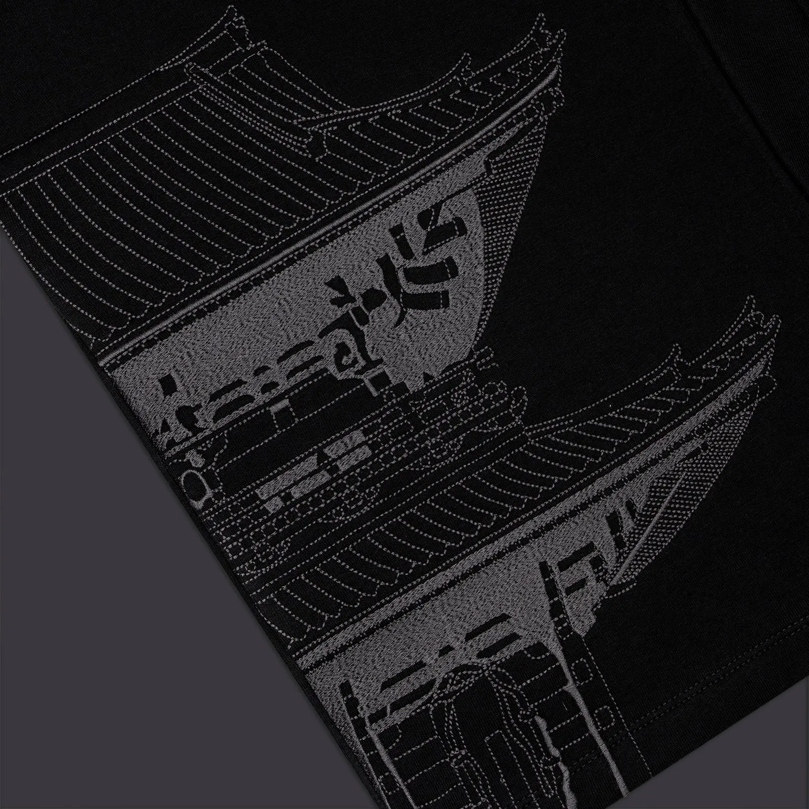Bench Tokyo Kimono Sweatshirt Black/Grey