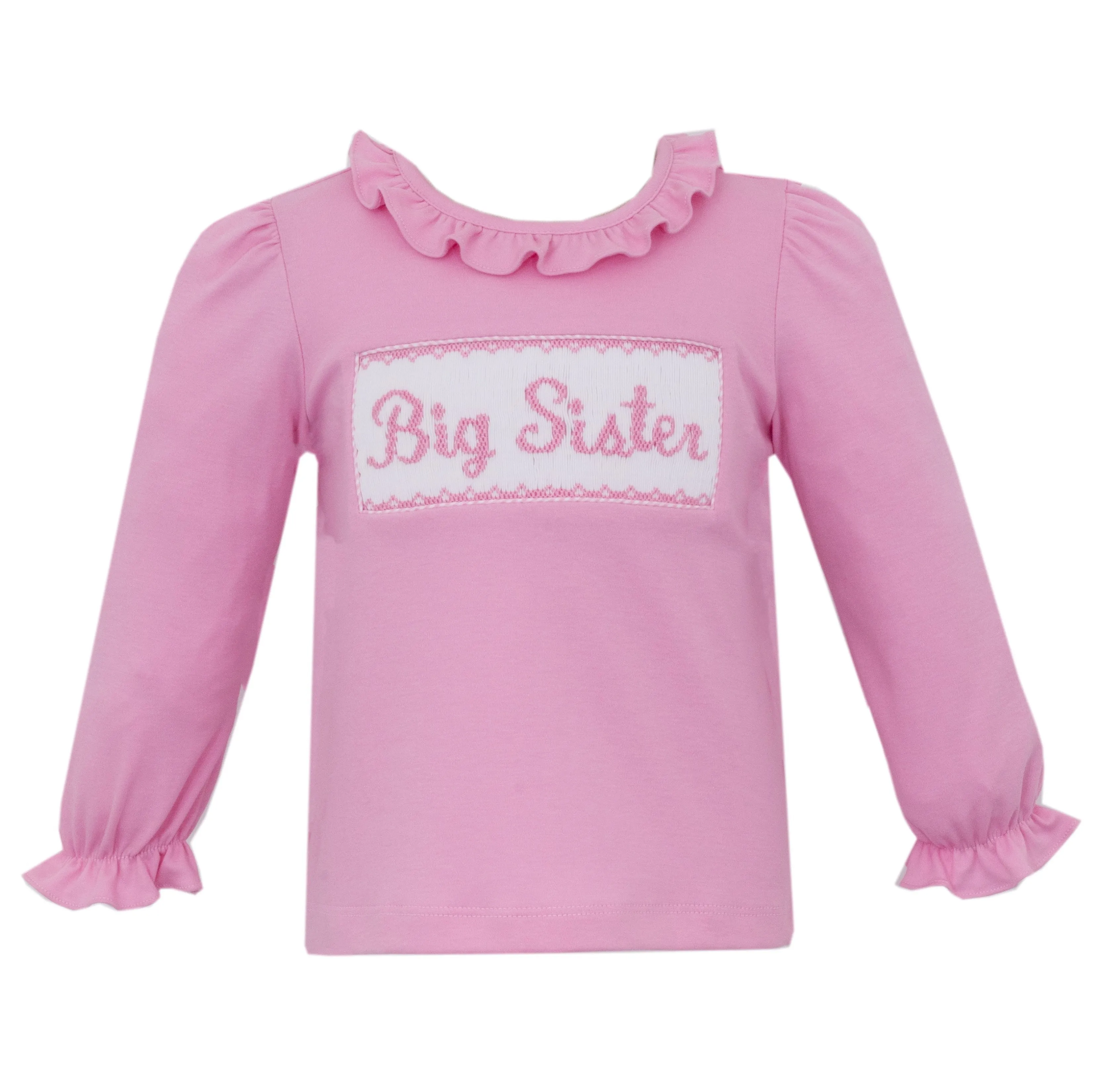 Big Sister Smocked Knit Top