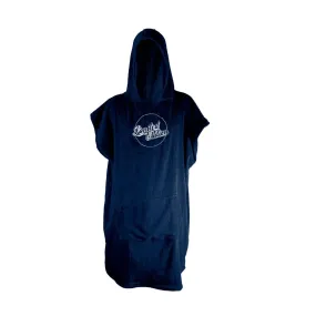 Limited Edition Poncho Towel - Midnight Blue and White