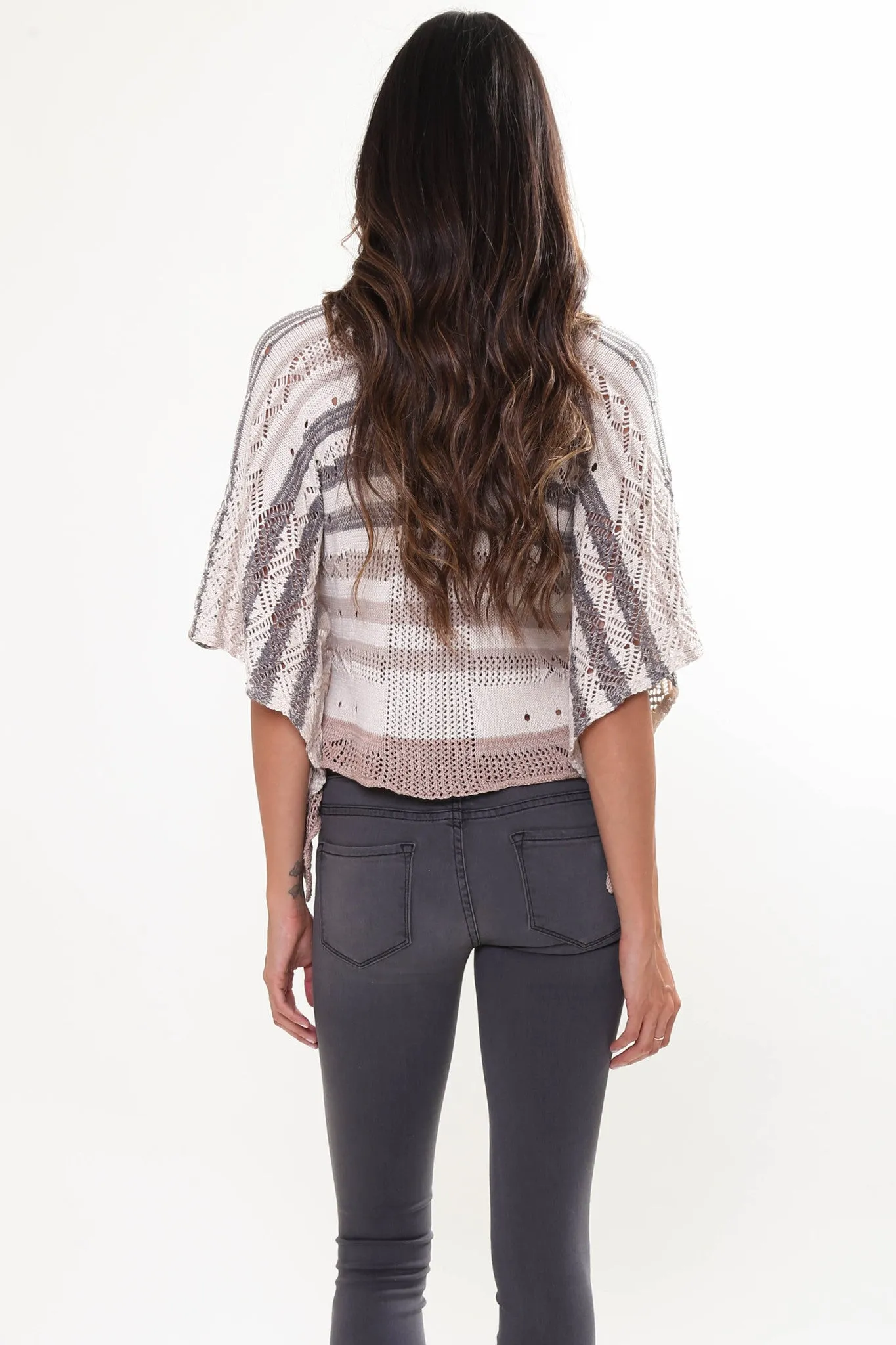 Oasis Crop Top in Cobblestone