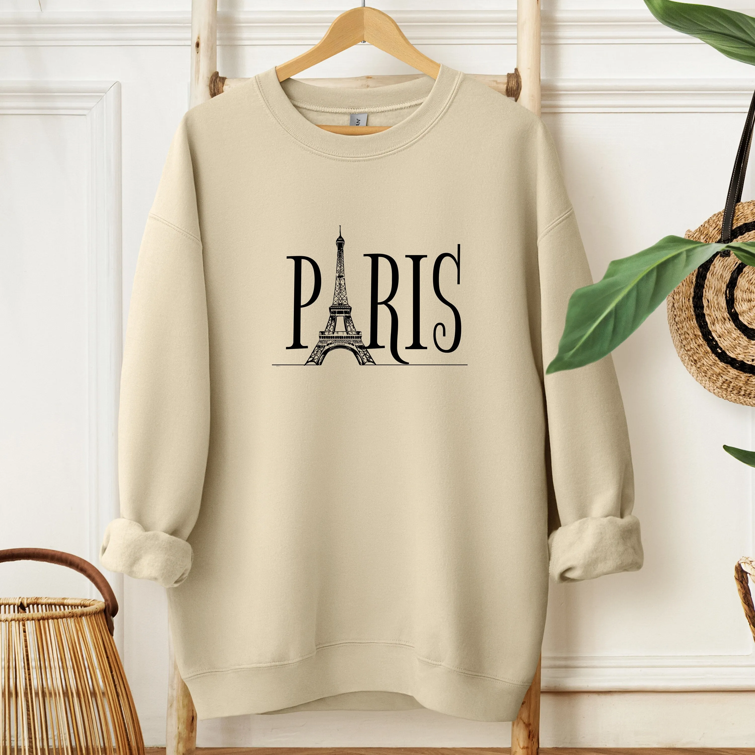 Paris Eiffel Tower Graphic T-Shirt, Classic Black and White Vacation Tee, Stylish City Landmark Shirt, Mother's Day