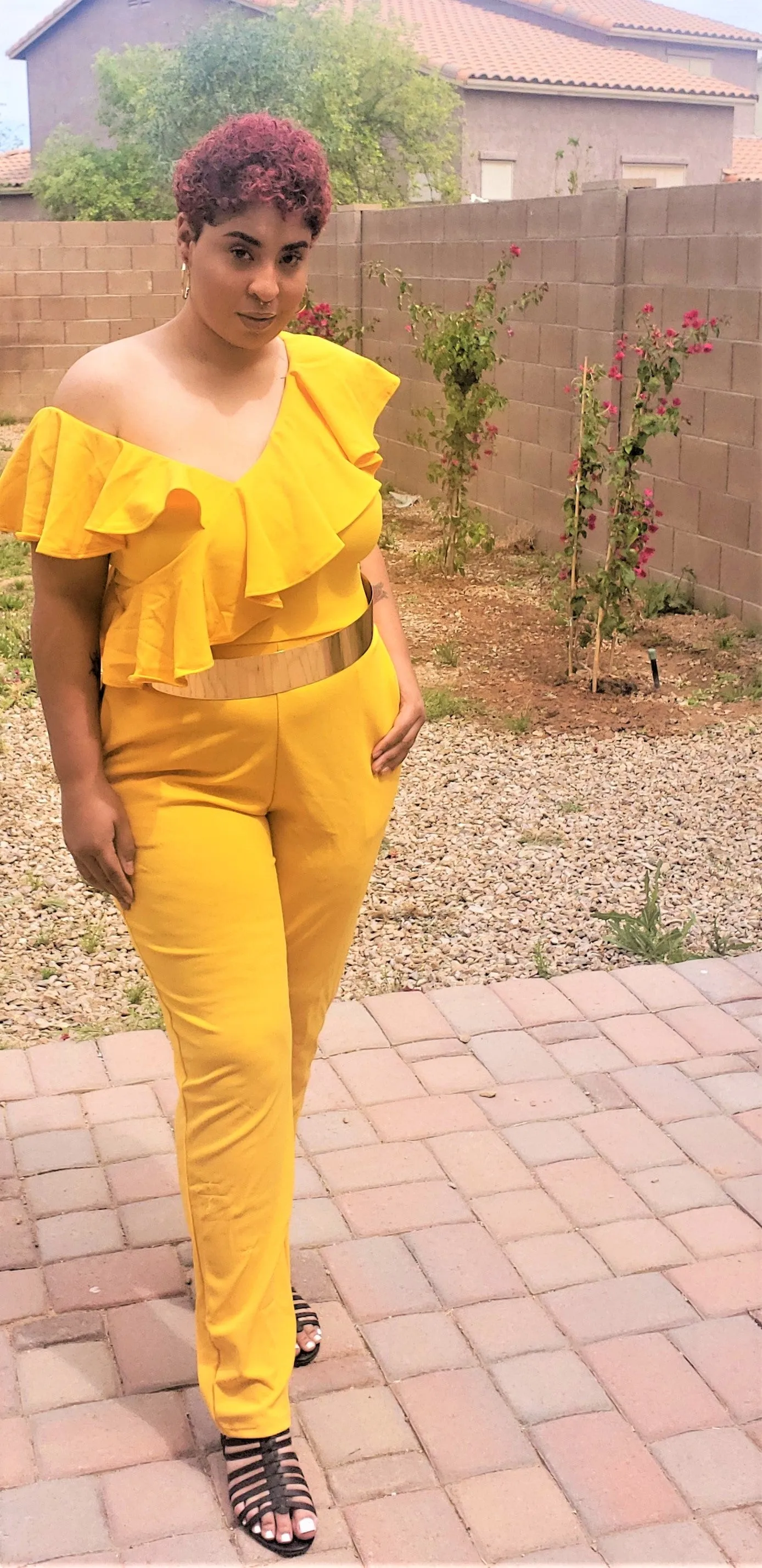 Ruffle Jumpsuit