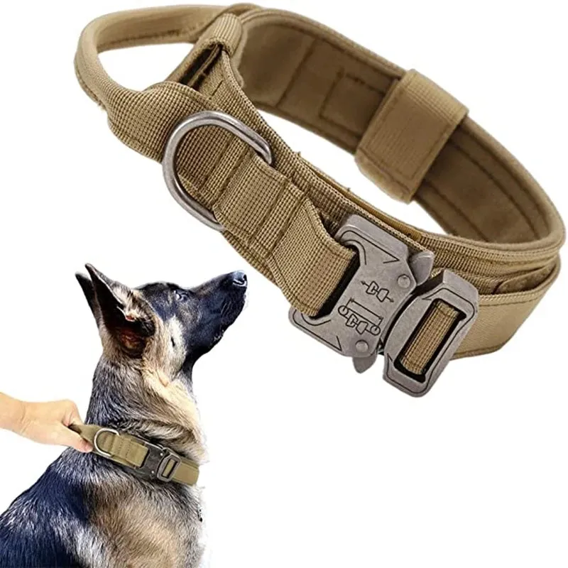 Tactical Dog Collar and Leash Set - Durable & Adjustable