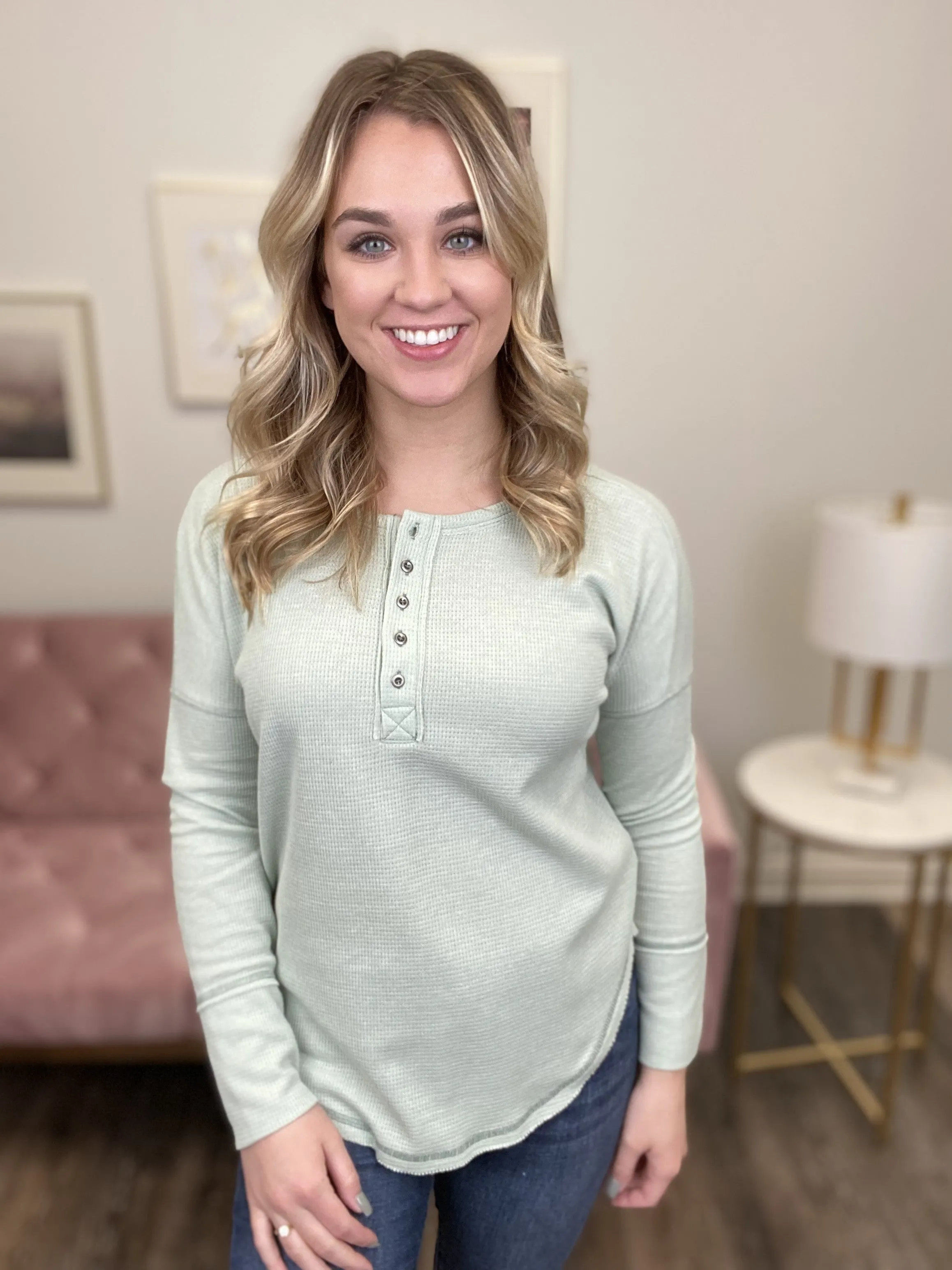 Waiting On You Patiently Long Sleeve Top